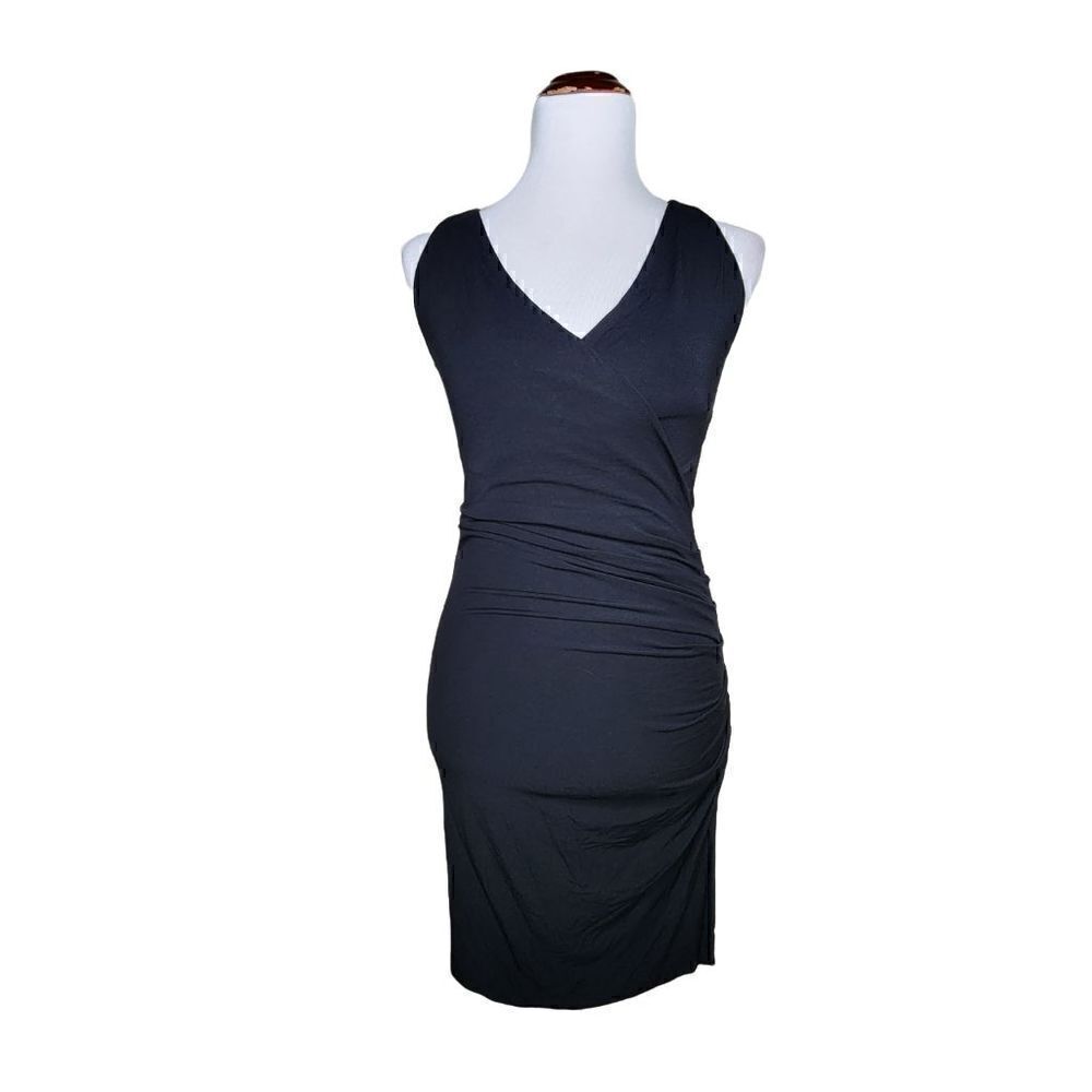 TART Bandage Sleeveless V Neck Mini Dress Black Size XS
